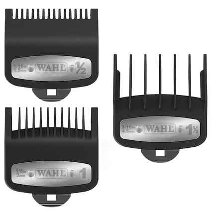Wahl Opzetkam Set Type 1 - Plastic PREMIUM - (3 Stuks)