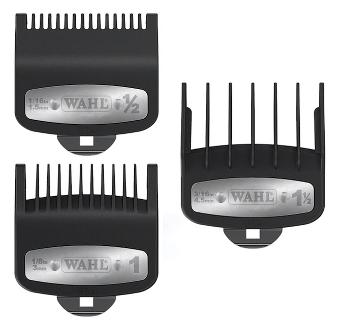 Wahl Opzetkam Set Type 1 - Plastic PREMIUM - (3 Stuks)