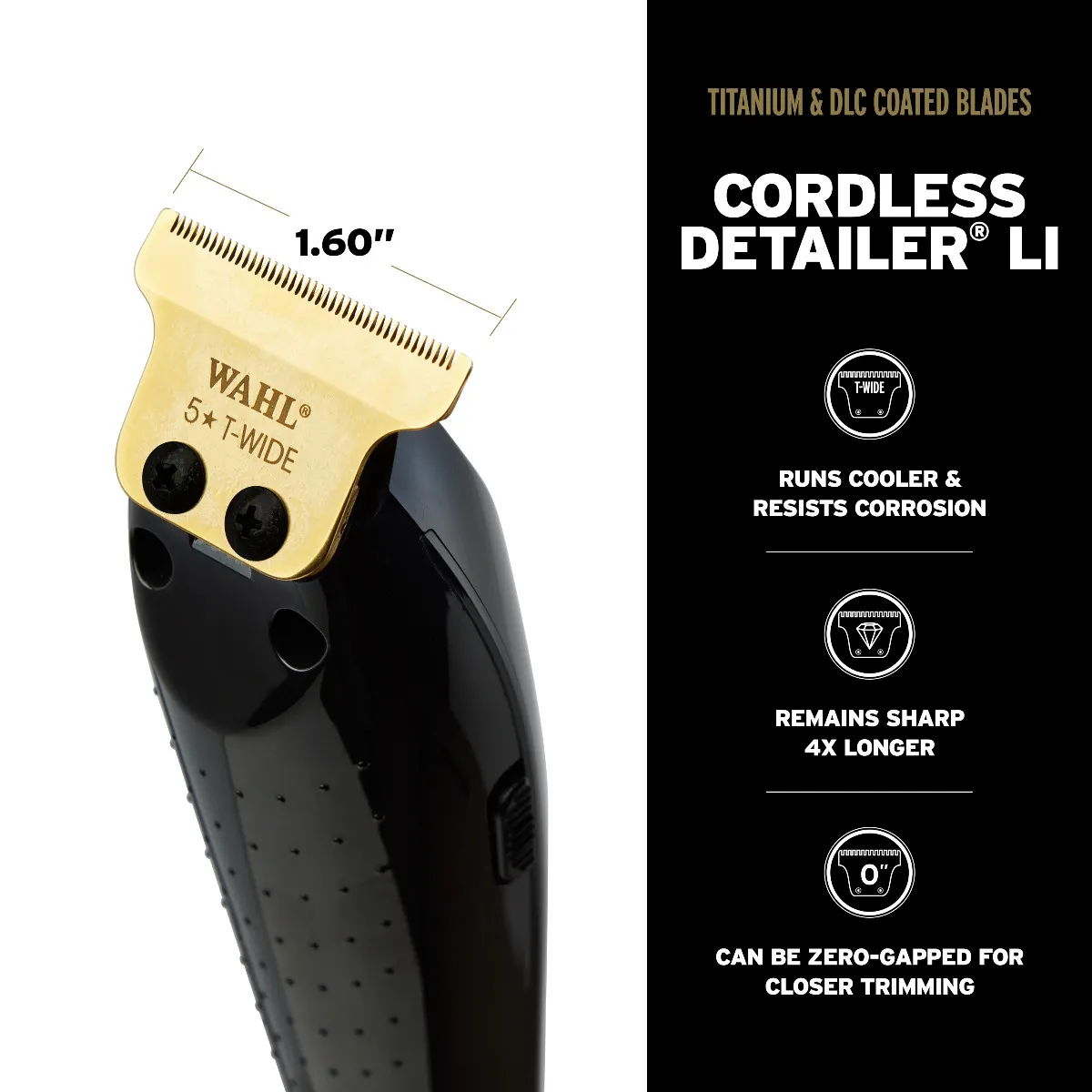 Wahl Cordless Barber Combo Black Magic Clip + Detailer bij WAHL